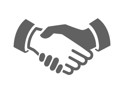 handshake icon for business and employee visas